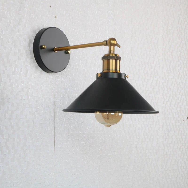 Afralia™ Retro Industrial Iron Wall Light for Corridor, Staircase, Balcony, Bedside, Restaurant, Bar