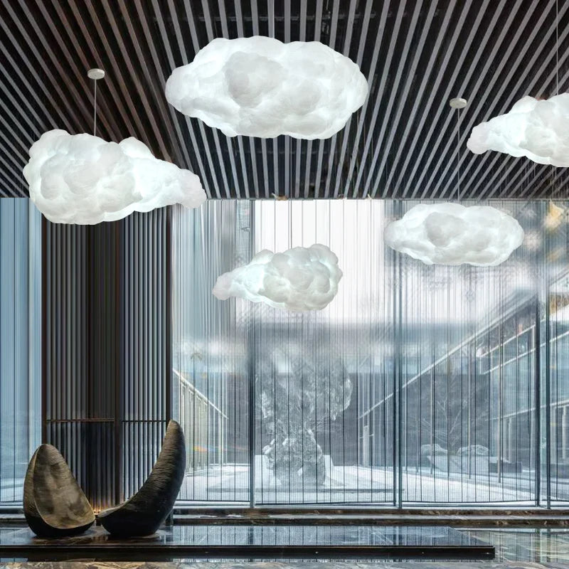 Afralia™ Cloud LED Chandelier Light for Kids room Nursery School