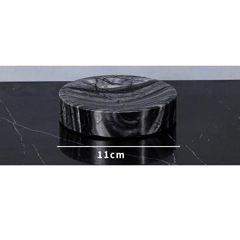 Afralia™ Ancient Wood Grain Marble Bathroom Set with Luxury Accessories