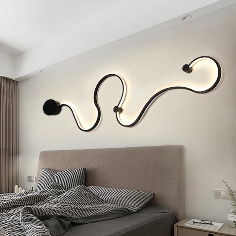 Afralia™ LED Aluminum Wall Lamps for Home Lighting Decoration
