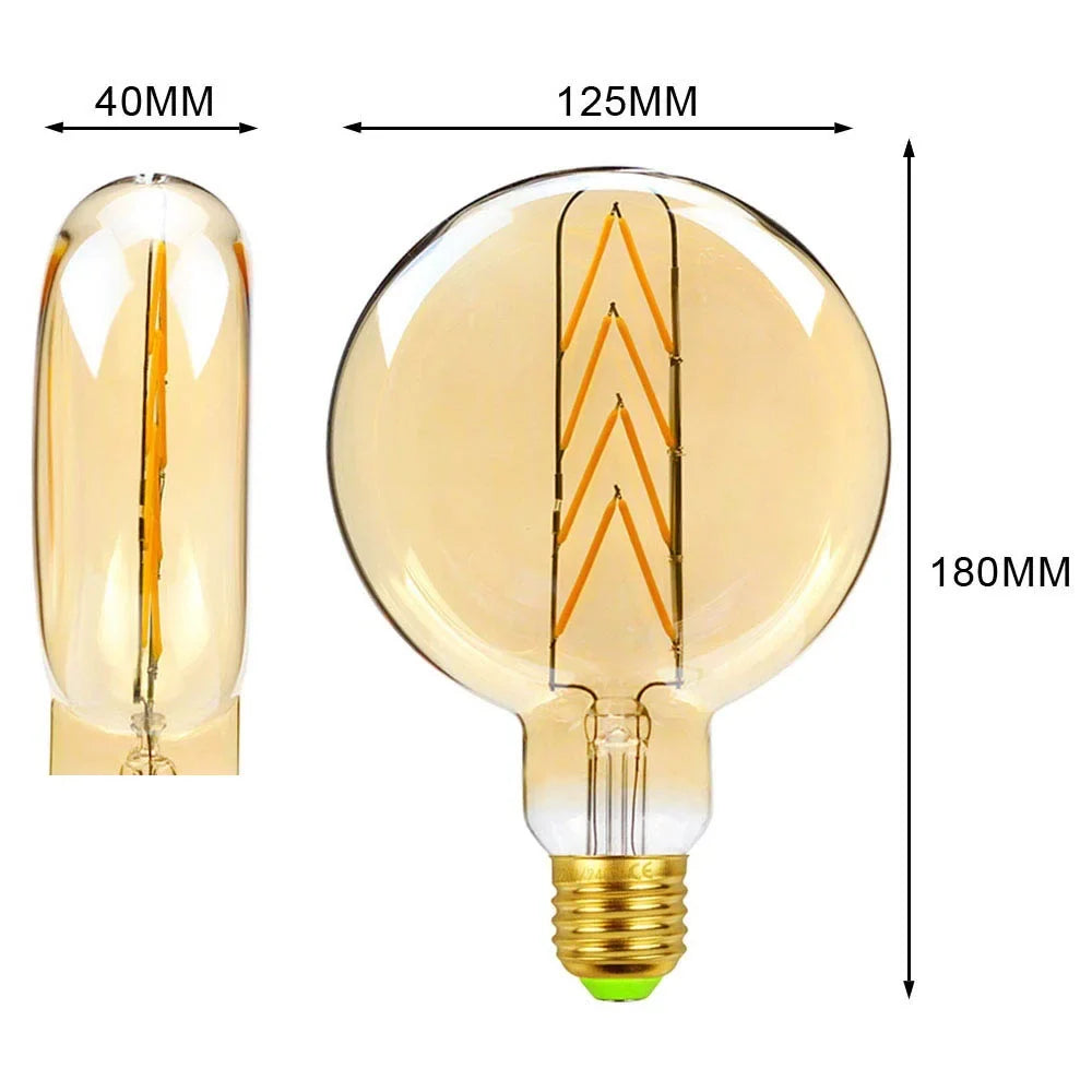 Afralia™ Retro Edison Bulb LED 4W Warm White 2700K Loft Industrial Vintage Lamp