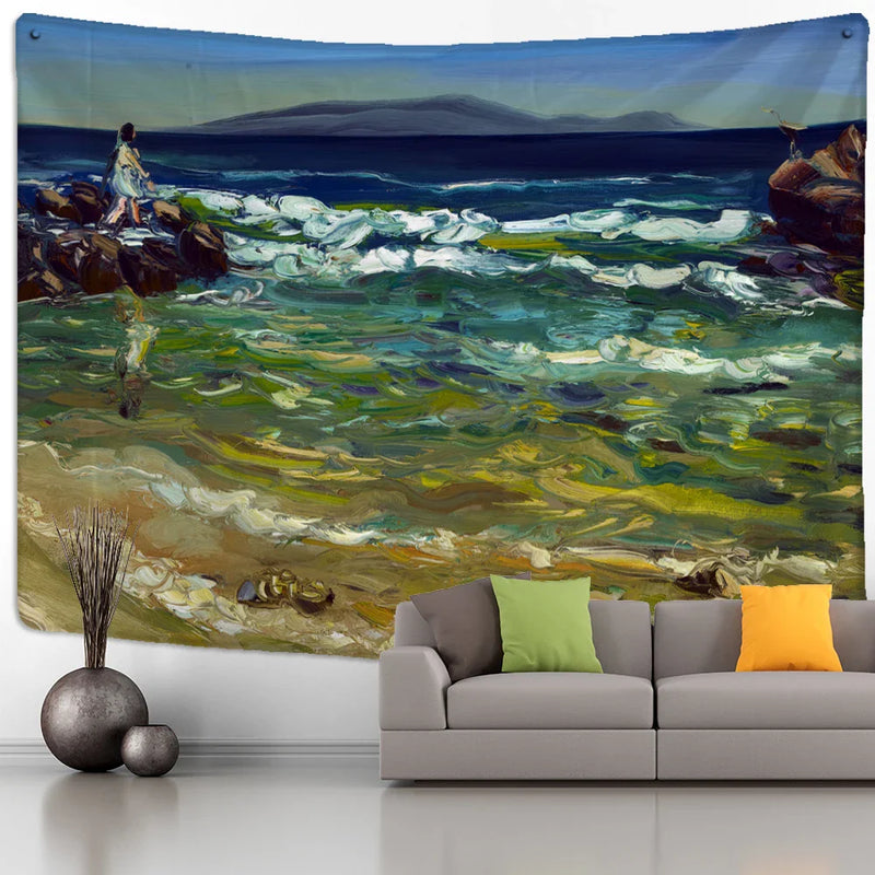 Nordic Abstract Tapestry Wall Hanging for Boho Home Decor - Afralia™