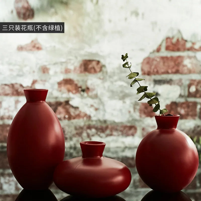 Afralia™ Mini Vase Set: Premium Glass Creative Transparent Decor Bottles for Home and Living Room