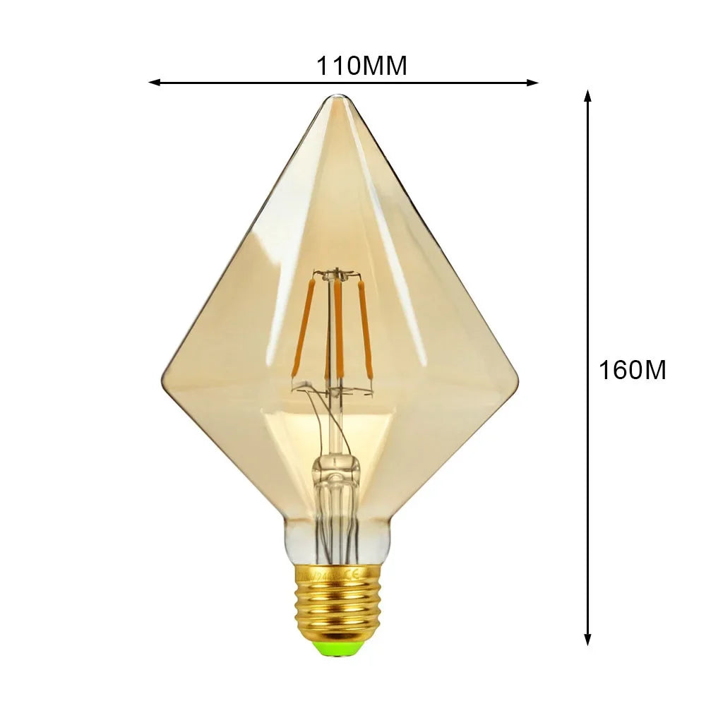 Afralia™ Retro Edison Bulb LED 4W Warm White 2700K Loft Industrial Vintage Lamp
