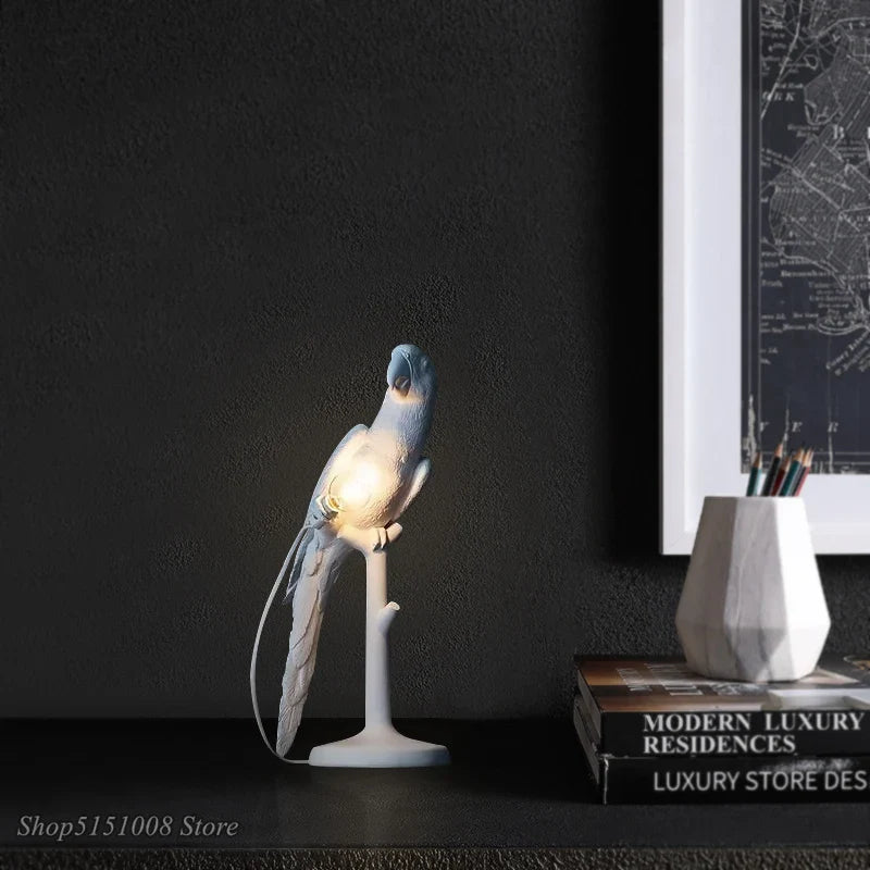 Afralia™ Parrot Table Lamp for Nordic Home Decor Lighting