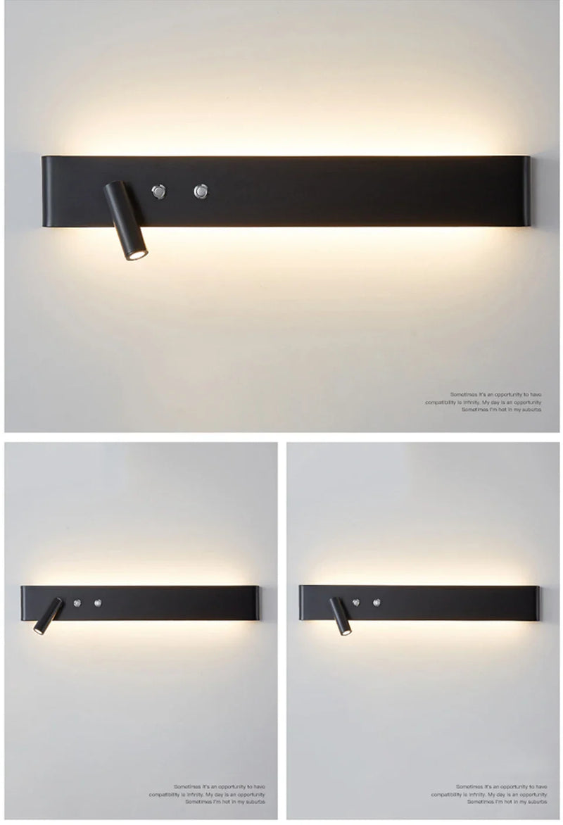 Afralia™ Adjustable LED Wall Lamp for Modern Reading and Bedroom Lighting