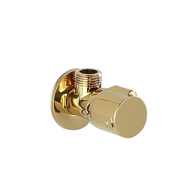 Afralia™ Brass Triangle Valve Gold Corner Bathroom Tap Water Control 1/2*1/2 Angle valves