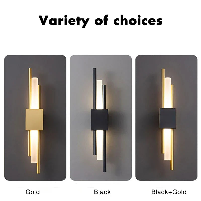 Afralia™ LED Wall Sconce Lamp Indoor Lighting for Home Bedroom Living Room Decoration