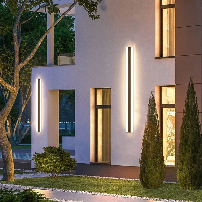 Afralia™ LED Outdoor Wall Lamp IP65 Waterproof Modern Garden Porch Light