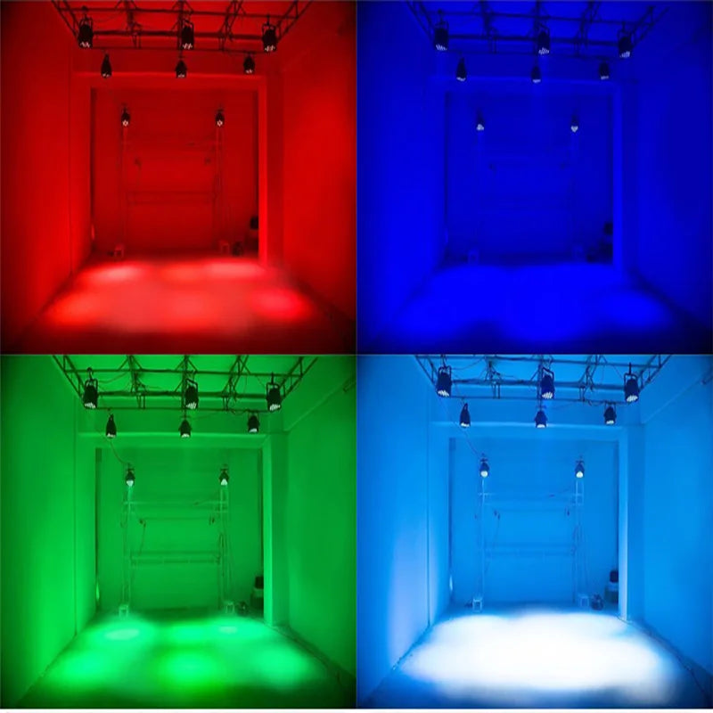 Afralia™ RGB LED Par Light 54*3W DJ Stage Lighting Strobe Effect