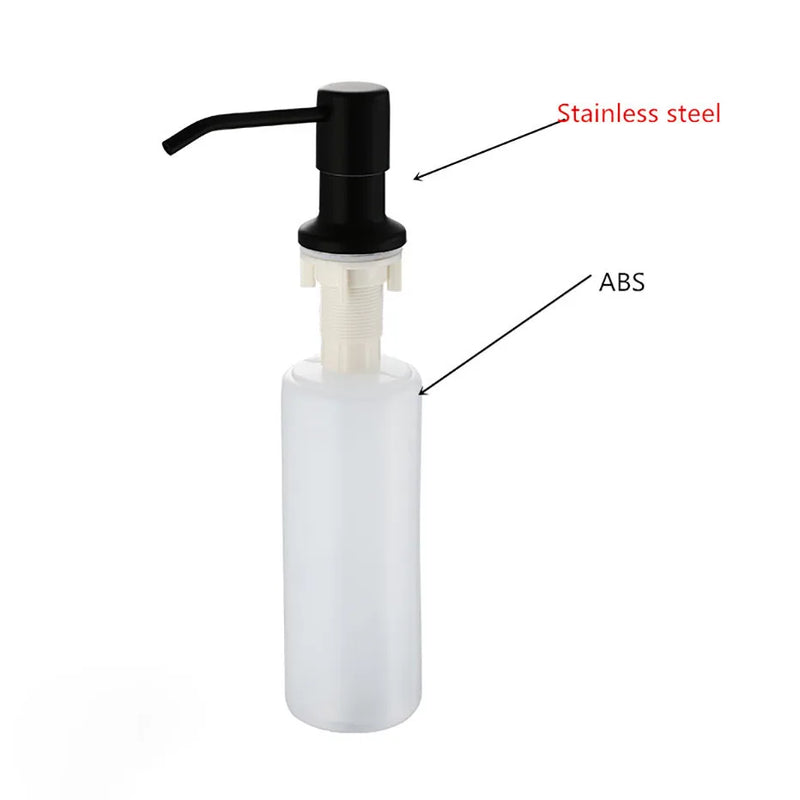 Afralia™ Stainless Steel Soap Dispenser 300ML Black/Gold/Chrome/Nickel