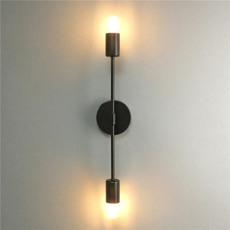 Afralia™ Modern Iron Double Head Wall Lamps LED Lights for Home Decor Lighting