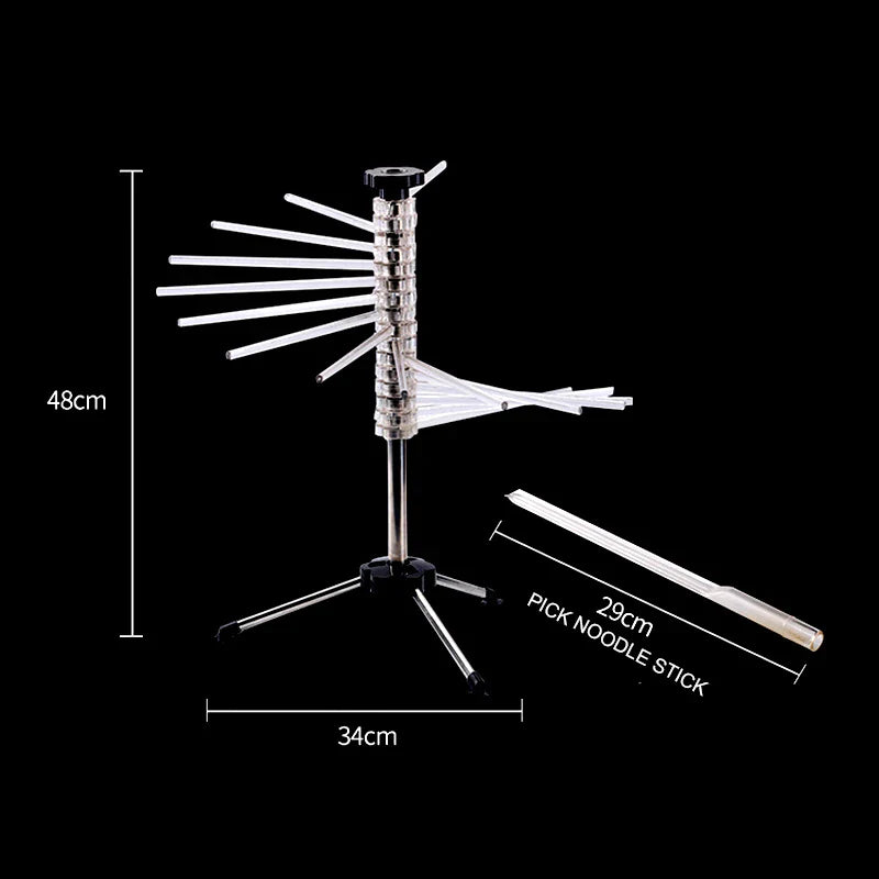 Afralia™ Pasta Drying Rack: Portable Noodle Hanging Stand for Spaghetti & More