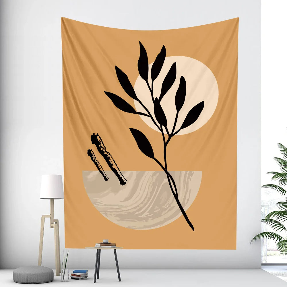Pink Tarot Card Psychedelic Tapestry for Boho Bedroom Wall Decor by Afralia™