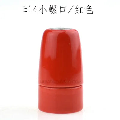 Afralia™ Vintage Ceramic E14 Lamp Socket Fitting for Pet Aquarium Fish