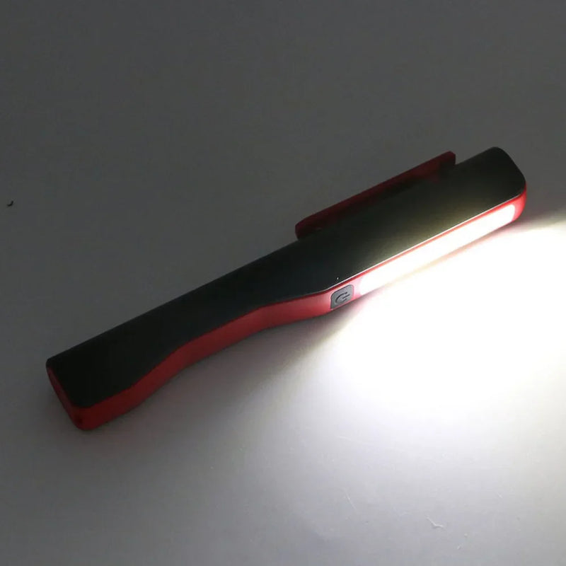 Afralia™ COB LED Flashlight: USB Rechargeable Multifunction Pocket Light