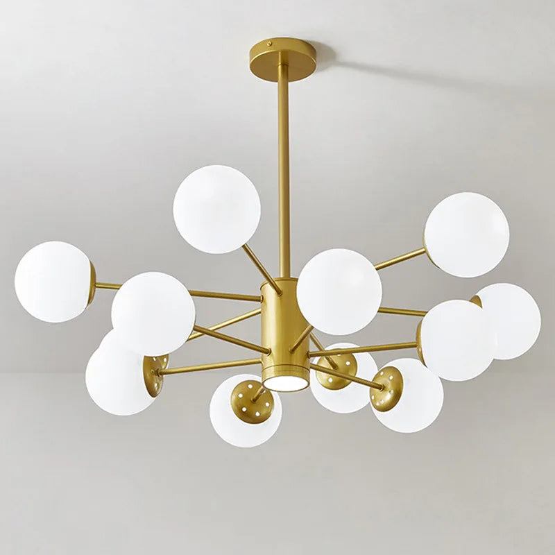 Afralia™ Modern Gold LED Chandelier Tree Branches Ceiling Lights for Living Room & Cafe