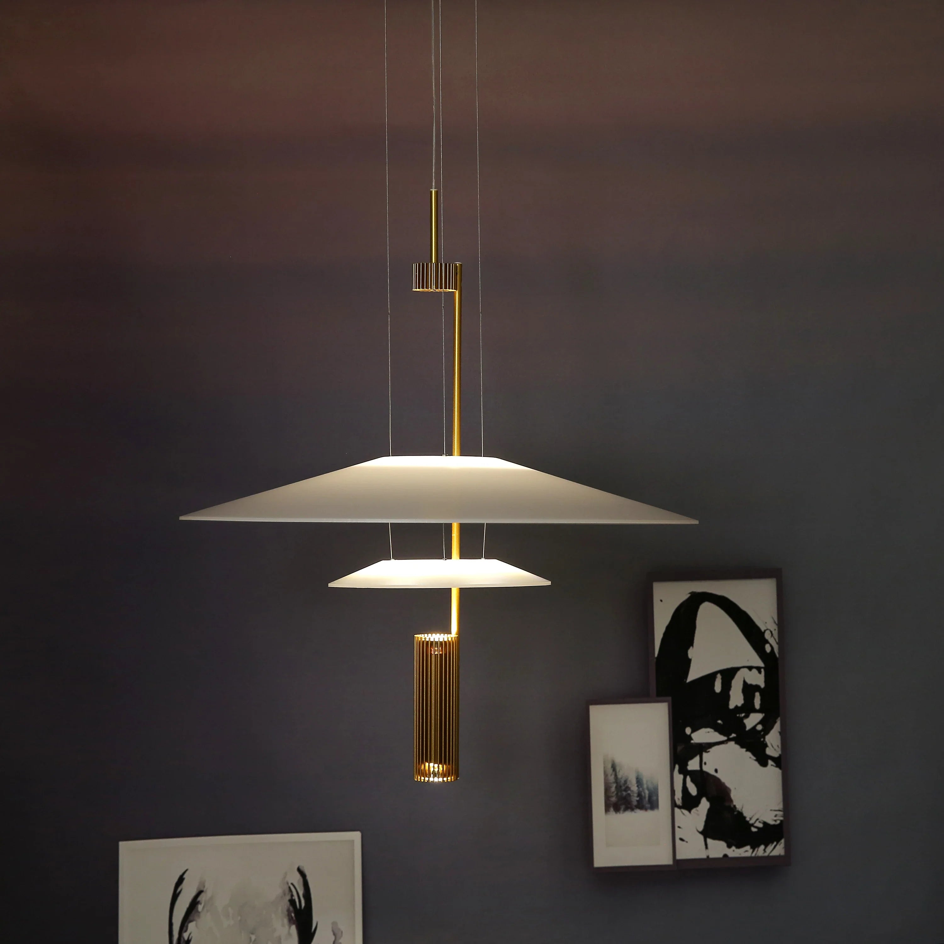 Afralia™ Flamingo Pendant Light: Art Deco Spain, Nordic Modern Acrylic Lamp for Dining Room