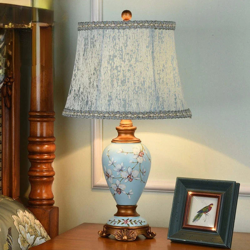 Afralia™ Retro Resin Table Lamp: Creative Romantic Warm Decorative Lighting for Living Room