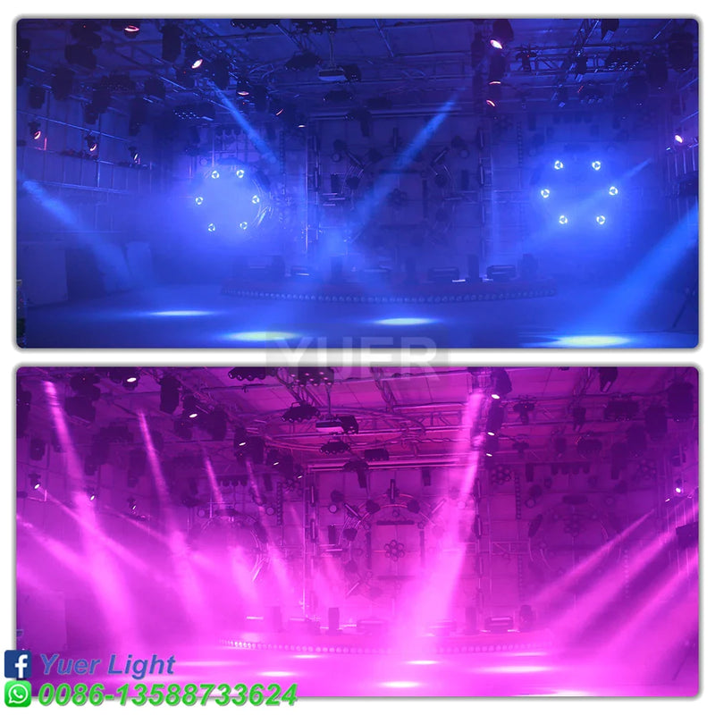 Afralia™ LED RGBW Beam Moving Head Light: Music Control, DMX, DJ Disco, Stage Lighting