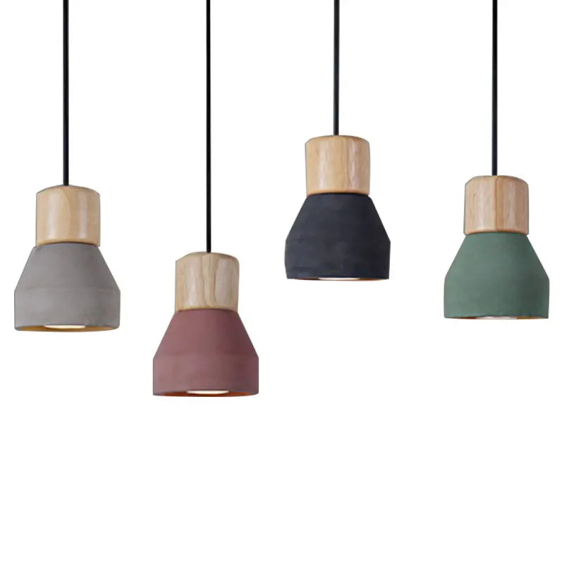 Afralia™ Concrete Pendant Light - Nordic Style LED E27 Hanging Fixture