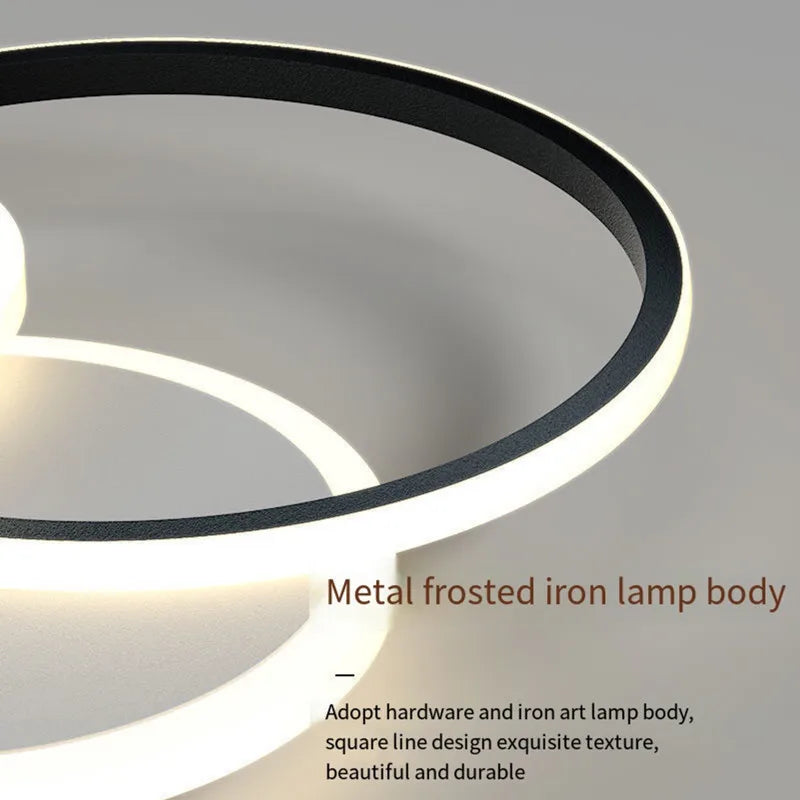 Afralia™ LED Ceiling Chandelier Light for Living Room Bedroom Dining Hall Indoor Lighting Fixtures