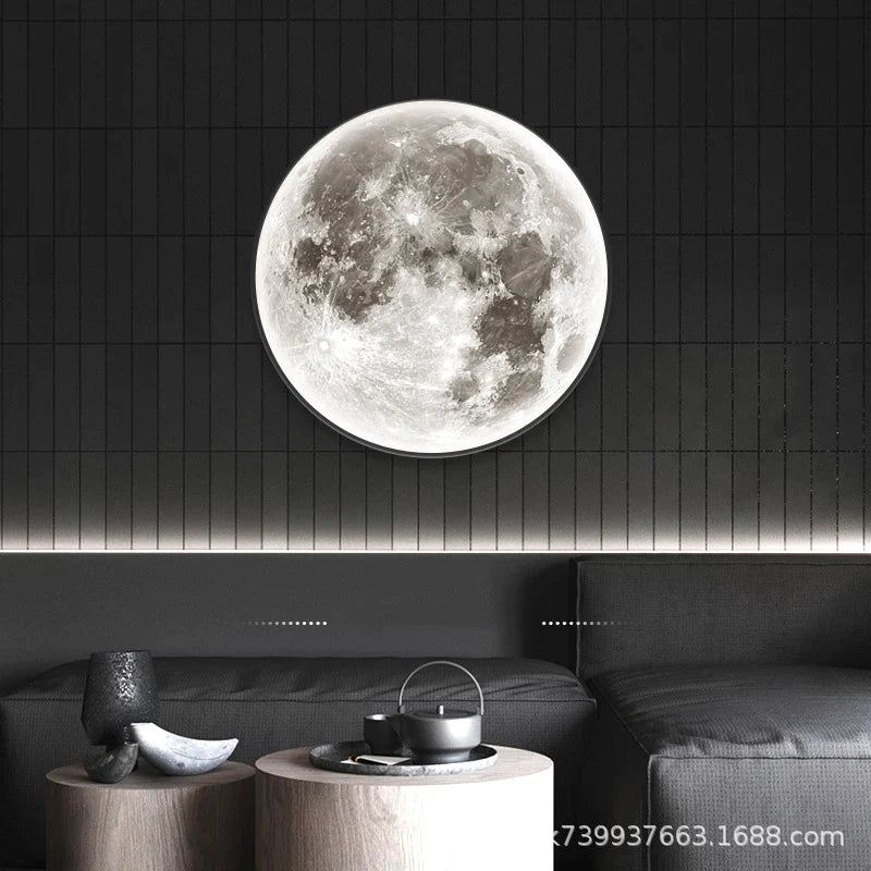 Afralia™ Moonlight LED Wall Lamp for Indoor Decor and Lighting in Bedroom, Living Room, Hallway