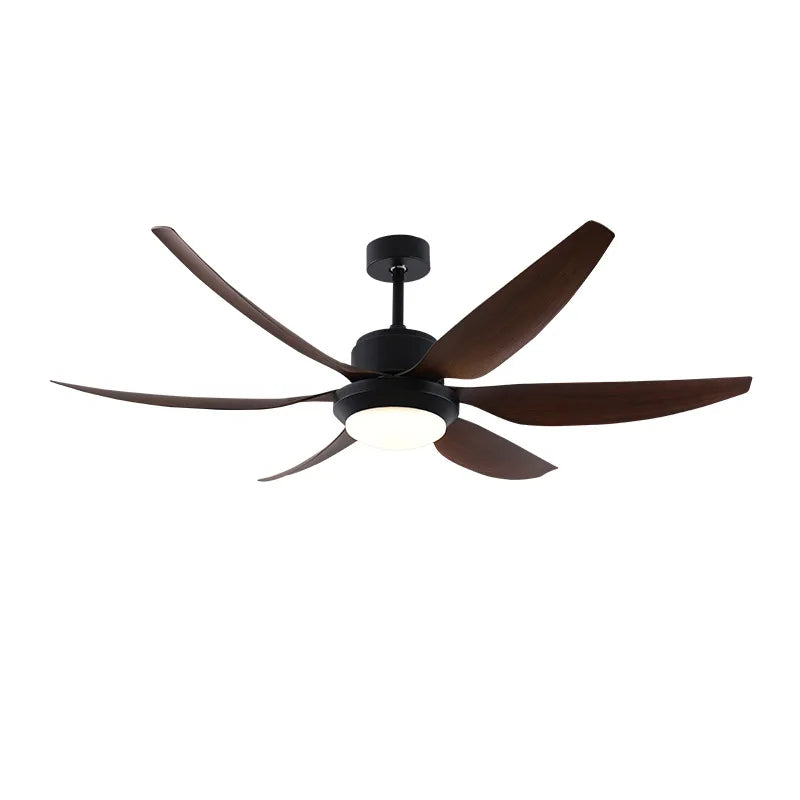 Afralia™ 66" Nordic Industrial Ceiling Fan with LED Light and Remote Control