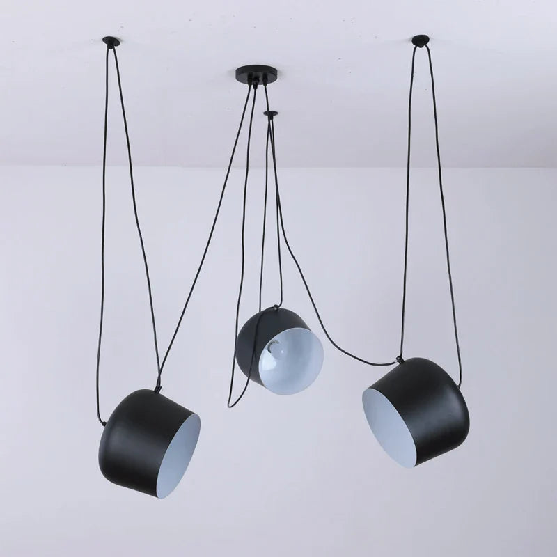 Afralia™ Spider Industrial Pendant Lights for Modern Decor, E27 LED Fixtures for Kitchen & Dining