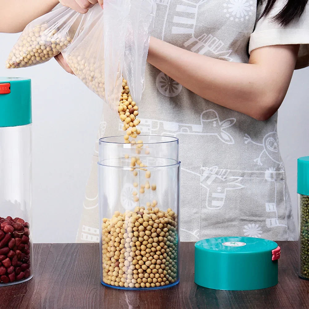 Afralia™ Vacuum Fresh Canister for Coffee Beans Powder - Large/Medium/Small Sizes