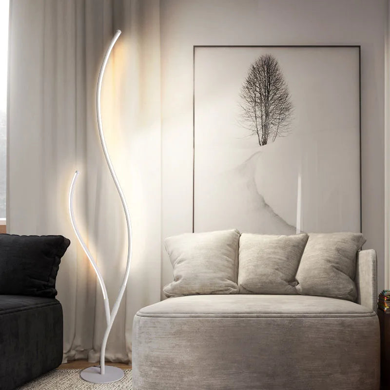 Afralia™ Modern LED Branches Floor Lamp for Home Décor in Living Room or Bedroom