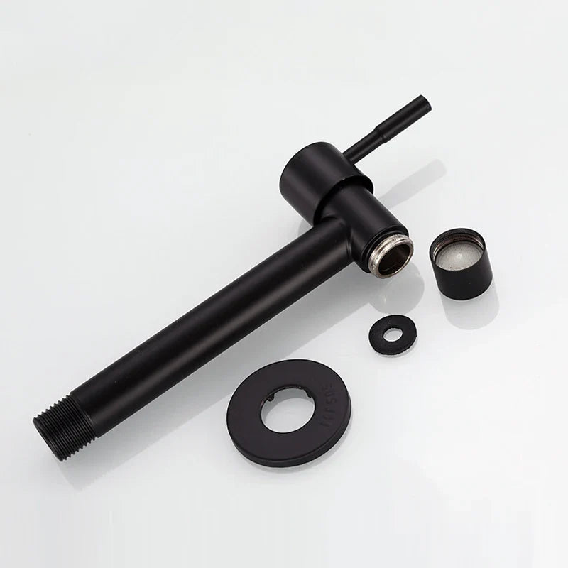 Afralia™ Stainless Steel Wall Mount Faucet Water Saving Garden Mop Taps