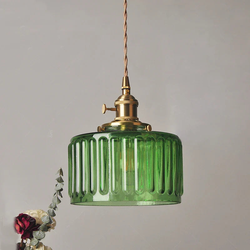 Afralia™ Glass Pendant Lamps Modern Hanging Lights for Dining Bedside Decorative LED Lustre