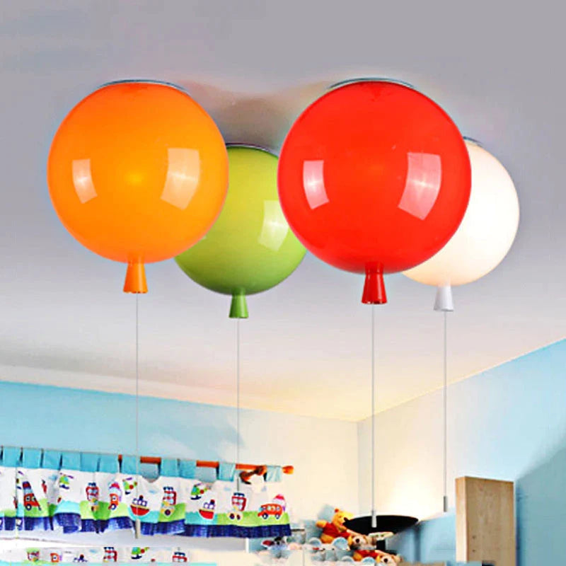 Afralia™ Colorful Balloon Ceiling Light for Baby Child Room and Bedroom