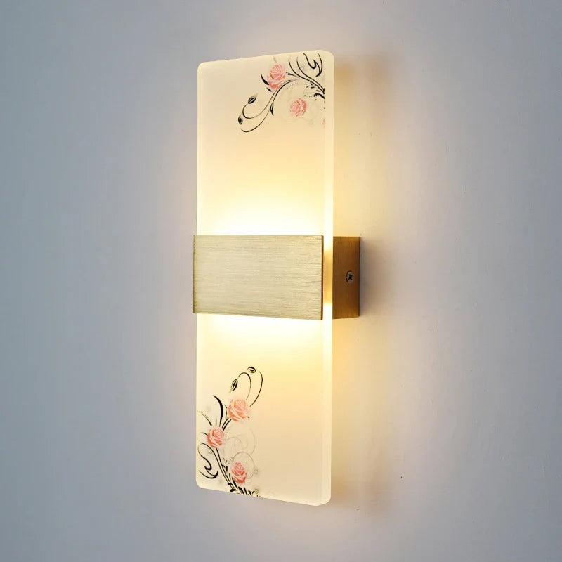 Afralia™ LED Square Wall Lamp: Modern Minimalist Indoor Lighting for Hotel, Restaurant, Corridor