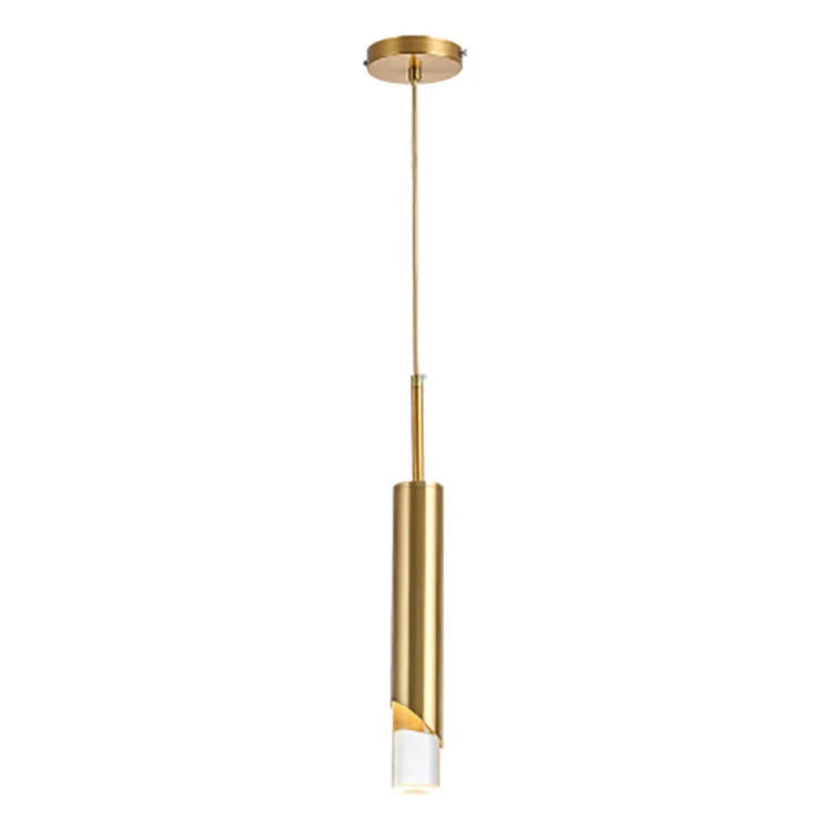 Afralia™ Gold LED Pendant Light: Modern Nordic Minimalist Hanging Lamp for Home, Restaurant, Bar