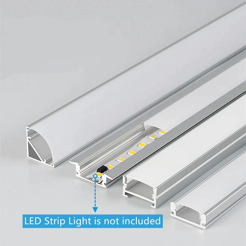 Afralia™ LED Aluminum Profiles Recessed Channel Bar Strip Lights