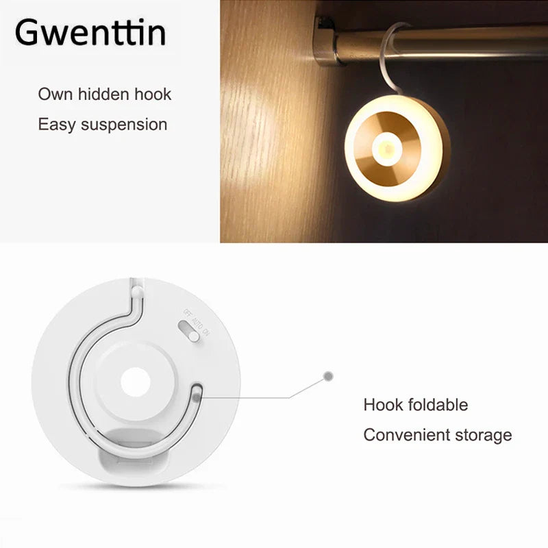 Motion Sensor Light Portable LED Night Lamp Magnet Wall Light Afralia™