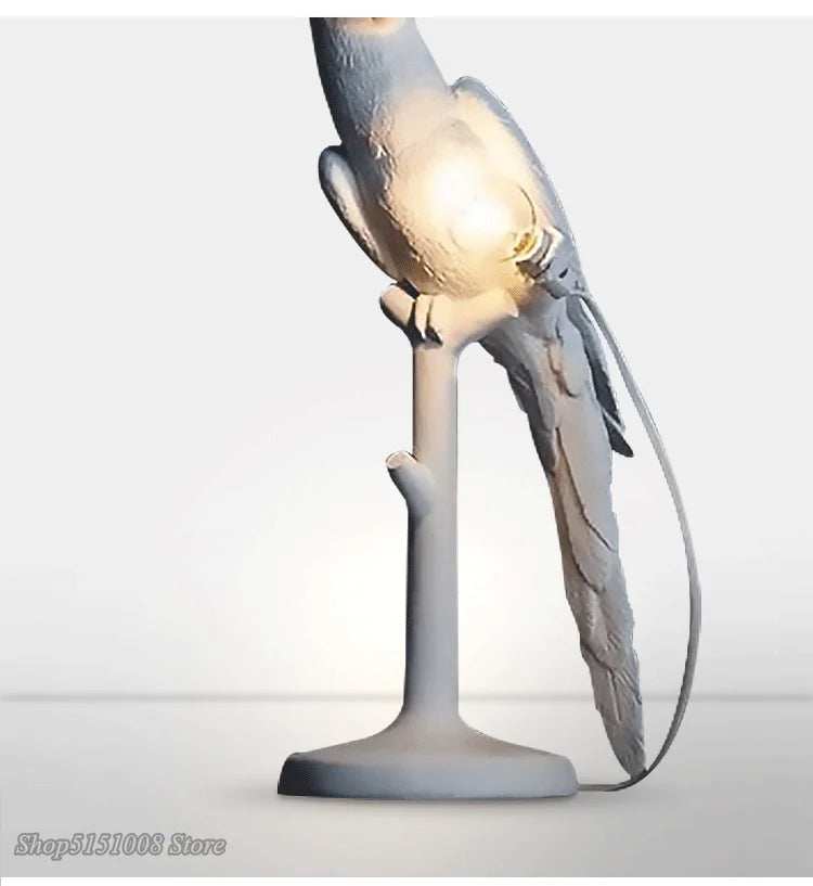 Afralia™ Parrot Table Lamp for Nordic Home Decor Lighting