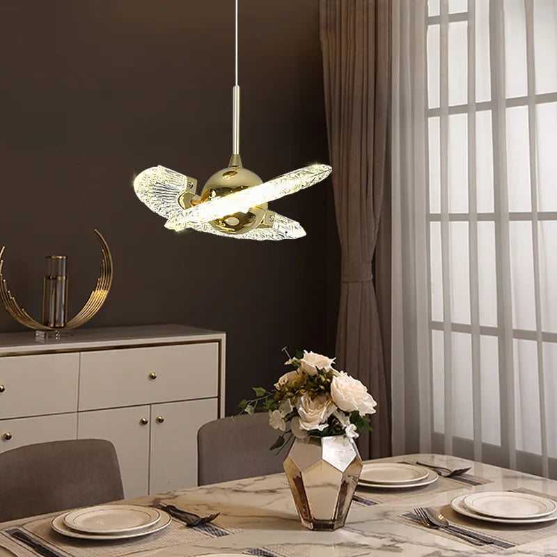 Afralia™ Nordic LED Chandelier Pendant Light Modern Luxury Adjustable Indoor Lighting