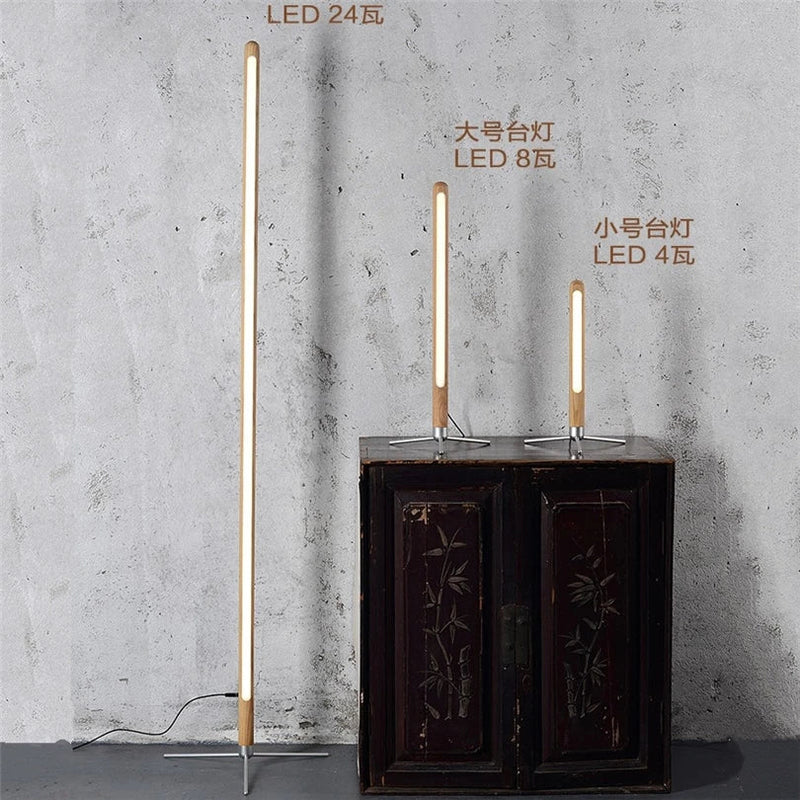 Afralia™ Nordic Wooden LED Floor Lamp for Living Room & Bedroom Decor