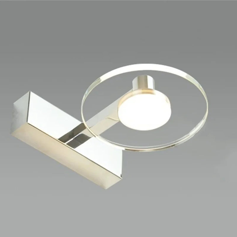 Afralia™ Crystal LED Vanity Mirror Light for Bathroom and Makeup Table