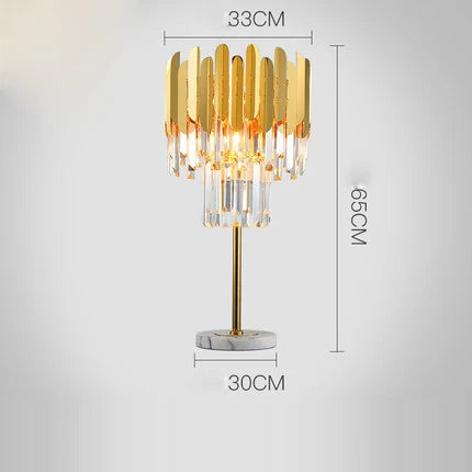 Afralia™ Postmodern Crystal Marble LED Floor Lamp for Bedroom