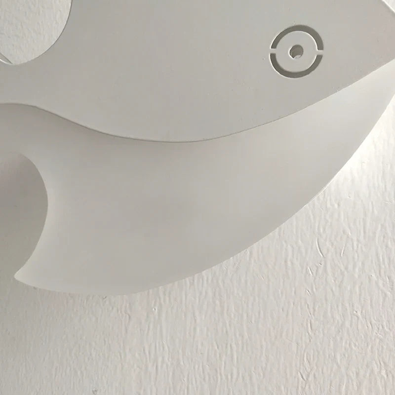 Afralia™ LED Fish Shape Wall Lamp Modern Creative Acrylic Decor for Indoor Spaces