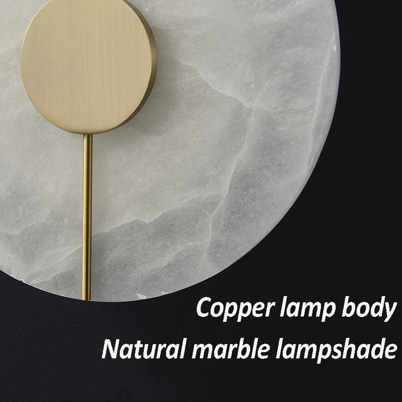 Afralia™ Copper Luxury Wall Sconce Lamp 7W LED Light for Living Room, Bedroom, Hotel Lighting