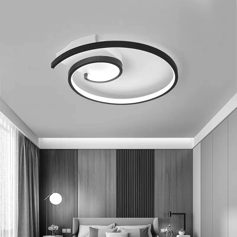 Afralia™ Modern LED Chandelier for Living Dining Bedroom Ceiling Decor Lighting