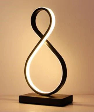 Afralia™ LED Ring Table Lamp: Modern Nordic Bedroom Lighting Fixture