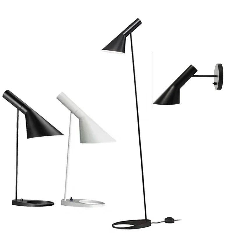 Afralia™ Nordic Metal Loft Table Lamp for Bedroom & Living Room, LED Desk Light E27 Bulb