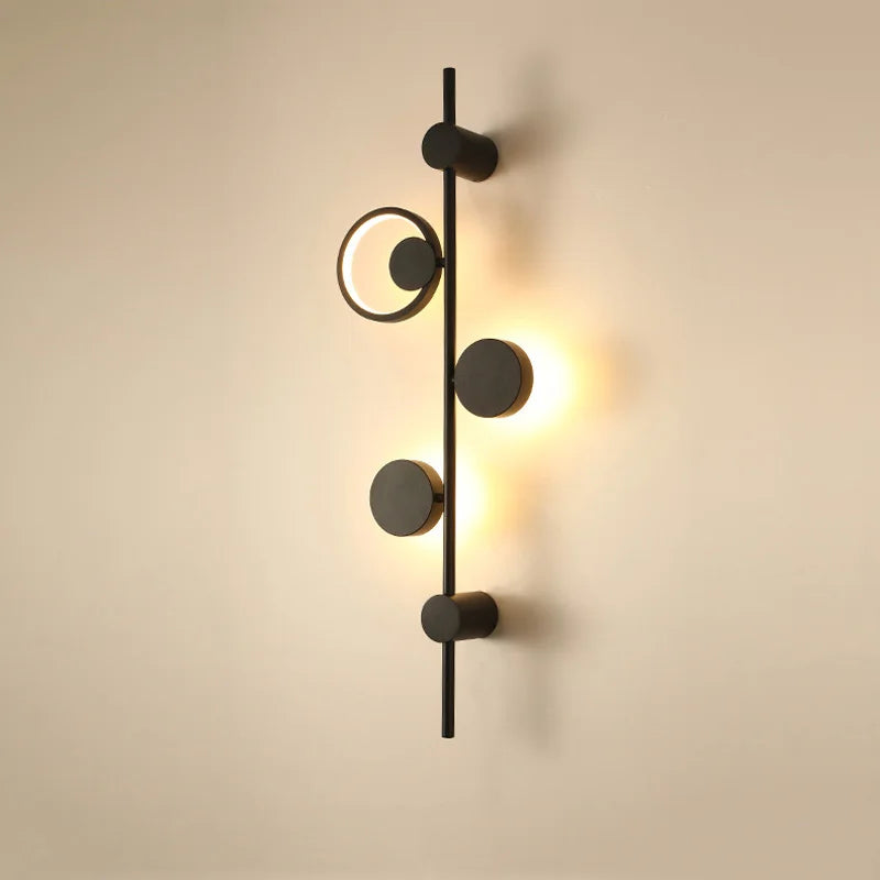 Afralia™ Modern LED Wall Lamp for Living Room, Bedroom, Corridor - Nordic Design