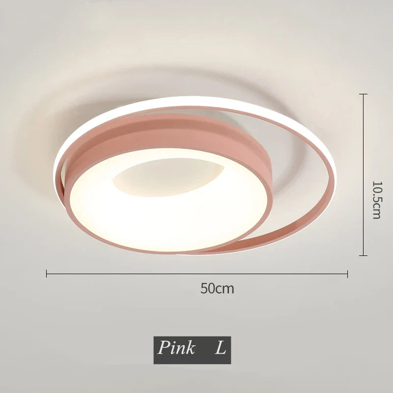 Afralia™ LED Chandelier Light for Living Dining Room, Modern Acrylic Surface Mounted Fixture